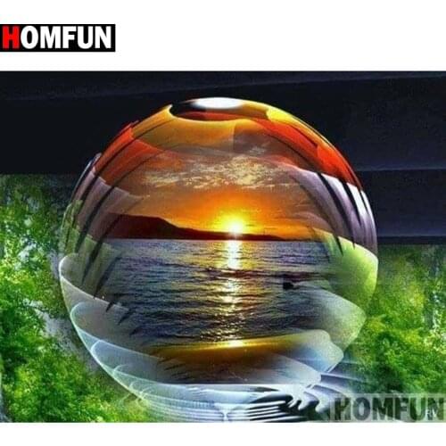 HOMFUN Full Square/Round Drill 5D DIY Diamond Painting "Water tree" 3D Embroidery Cross Stitch 5D Home Decor A13436