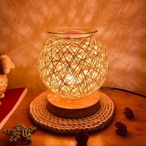 Aroma Electric Wax Melt Incense Burner 3D Sepak Takraw Aroma Lamp Essential Oil Burner Light Aromatherapy Diffuser Wax Warmer
