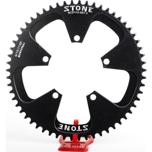 Road Bicycle Circle Chainring CX gravel BCD110 Narrow Wide 42t to 60t 1x System for Sram Rotor QUARQ