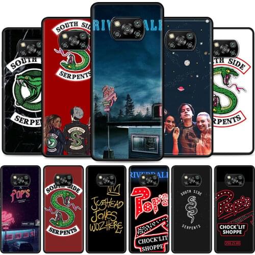 American TV Riverdale Phone Case For Xiaomi Poco X3 NFC X3 M3 Pro 5G F3 GT F1 Redmi Note 8 9 10 Pro 8T 9T 9S Soft Cover Coque