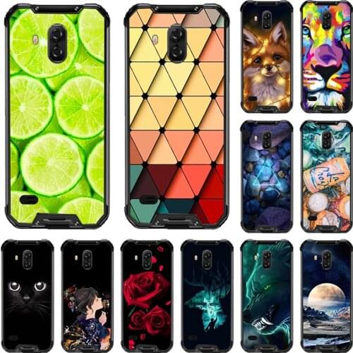 Fashion Printed Case For Blackview BV9600 Pro BV9600Pro Cover Original Cool Cute Printing Drawing soft silicone Phone Case Shell
