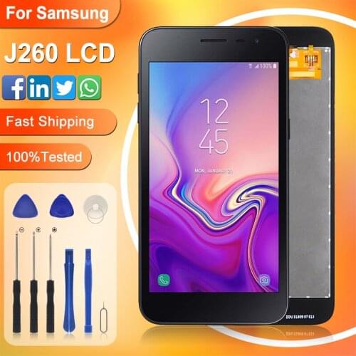 Catteny Promotion J2 Core Display For Samsung Galaxy J260 Lcd With Touch Digitizer Assembly J260F J260M Screen Free Shipping