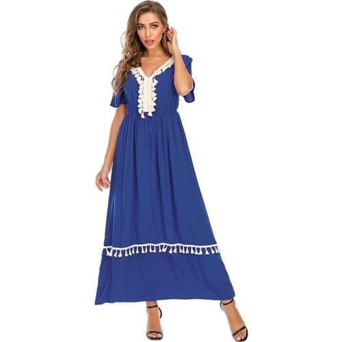 Синие летние платья Jospoo China At AliExpress