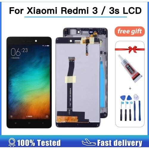 5.0 Inch AAAA Quality LCD For Xiaomi Redmi 3 Lcd Display Screen Replacement For Redmi 3 3S LCD Digiziter Aseembly 100% tested