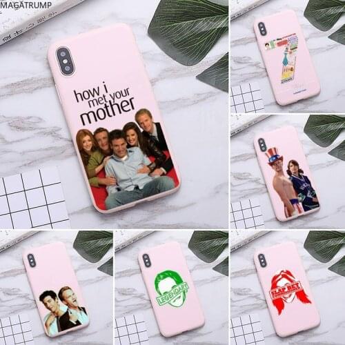 How I Met Your Mother Phone Case For iphone 12 11 Pro Max Mini XS 8 7 6 6S Plus X SE 2020 XR Matte Candy Pink Silicone Cover
