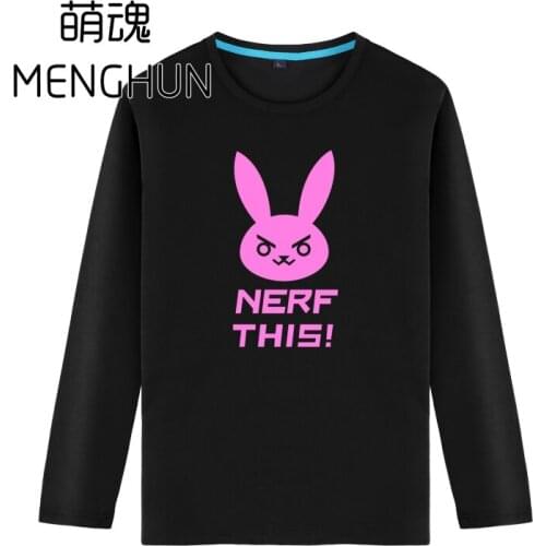 HOT DVA NERF THIS! long sleeve various color high quality cotton t shirt ac230