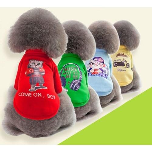 Fashion Bulldog Pug Dog Puppy Pet Warm Sweater Clothing Coat T-Shirt Dog Autumn Winter Hoodie Apparel Dog Clothes Pet Supply