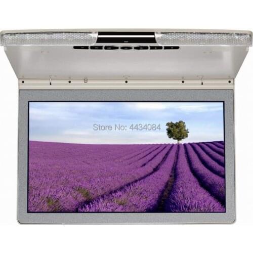 Ouchuangbo 17.3 inch car ceiling monitor lip down roof DVD with USB/SD(MP5))/IR/FM Transmitter HDMI Wireless games