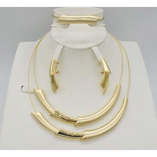 New High Fashion Dubai Jewelry Set Nigerian Wedding African Jewelry Sets