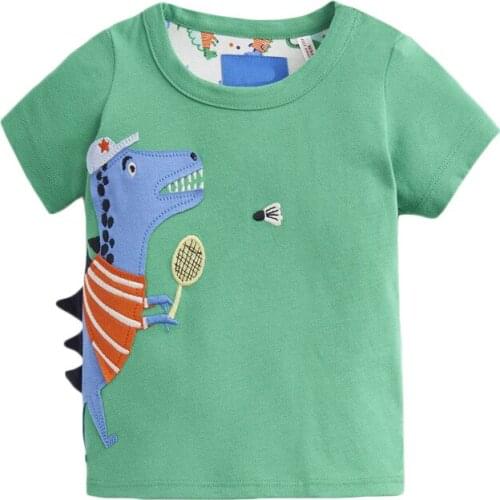 2 3 4 5 6 7 Years Toddler Boys T-shirts Fashion Cartoon Short Sleeve Tops for Boys Kids Clothing Summer Baby Boy Tshirts 2020