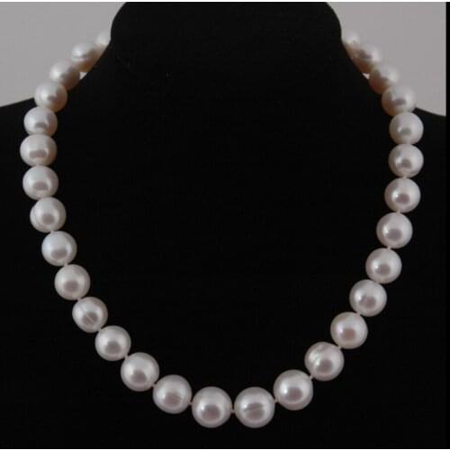8-9 mm natural south sea white pearl necklace18inch