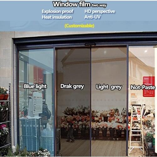 Window Film 3M Explosion Proof Perspective On Both Sides Anti-UV Decorative Window Shades For Homes And Shops