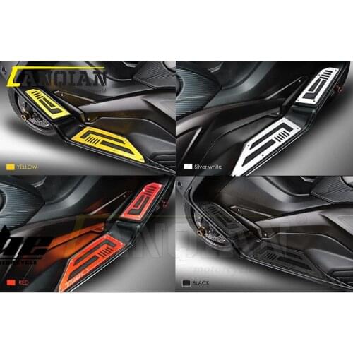 Footrest Pedal Motorcycle Front & Rear Motorbike Footboard Steps Foot Plate for Yamaha TMax530 T Max TMax 530 2012-2016