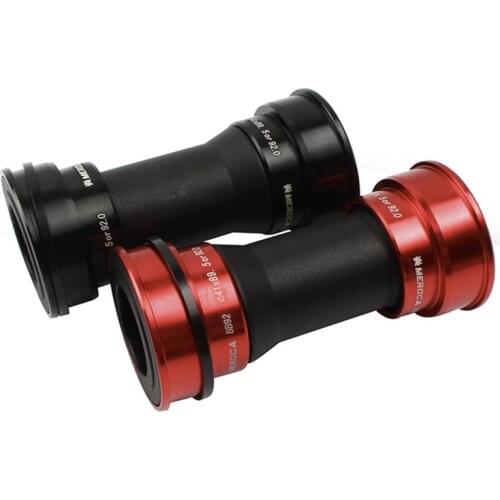 Mountain Bike Axis Road Bike Bottom Bracket Aluminum Steel Bearing BB92 Integrated Press-in Axis Bicycle Accessories