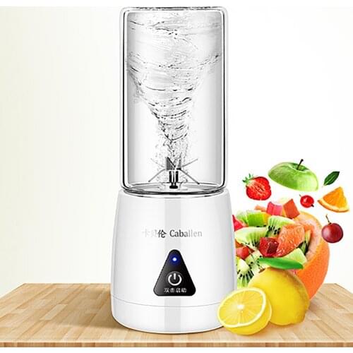 Portable Home Kitchen Electric Fruit Food Juicer Blender For USB Rechargeable Personal Food Processor Juicer Blender Fruit Cup