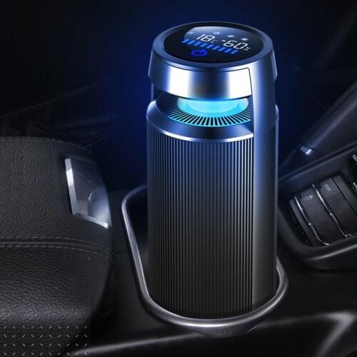 Portable Air Purifier Negative Ions Room Table Dust Remover Fresh Cleaner