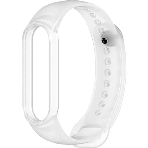 Transparent Strap For Xiaomi Mi Band 5 Personalized Jelly Silicone Wristband For Mi Band 5 Replacement Braclet For Mi Band 5