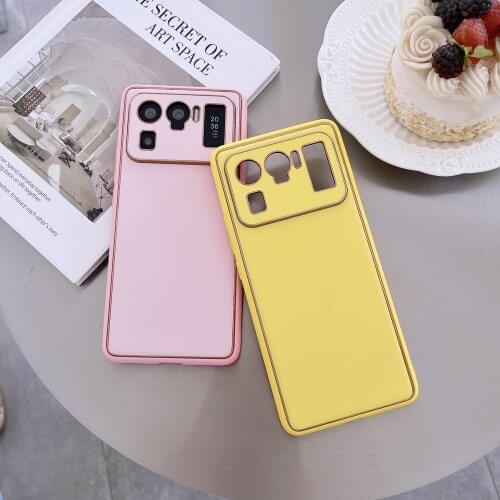 Luxury electroplating phone case for XIAOMI Mi 11 Mi 11 Pro Mi 11 Ultra funda case for mi 11 pro Shockproof Back Cover чумиза