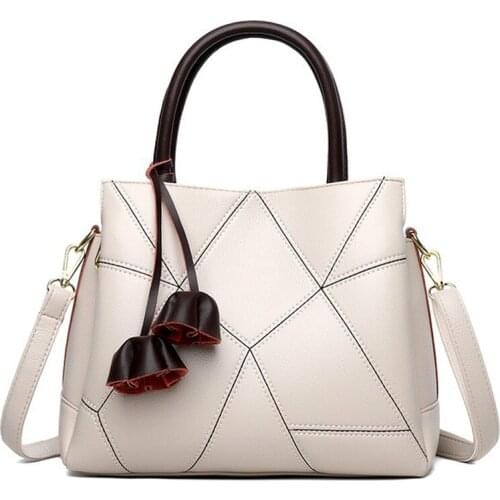 Bags for women genuine leather bag 2021 luxury brand new luxury handbags 2022 white wine red patchwork flower designer bag