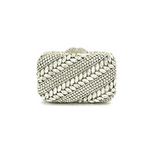 Wedding cocktail Evening Bag Party Clutch Handbag Clip Clasp Women Purse bridal crossbody shoulder pouch soiree pochette bag