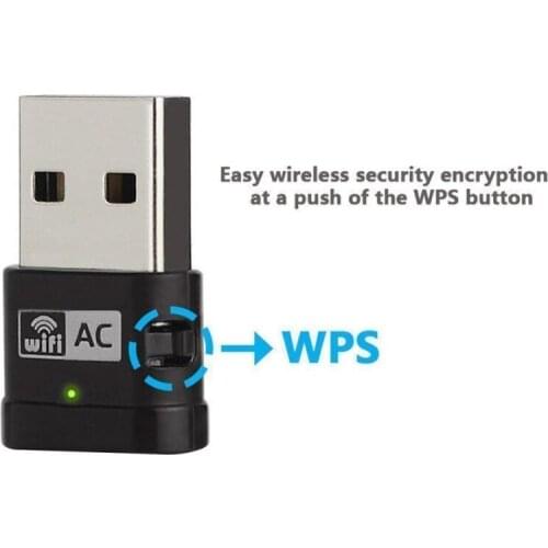 Hot USB WiFi Adapter 600Mbps 2.4GHz 5GHz WiFi Antenna Dual Band 802.11b/n/g/ac Mini Wireless Computer Network Card Receiver