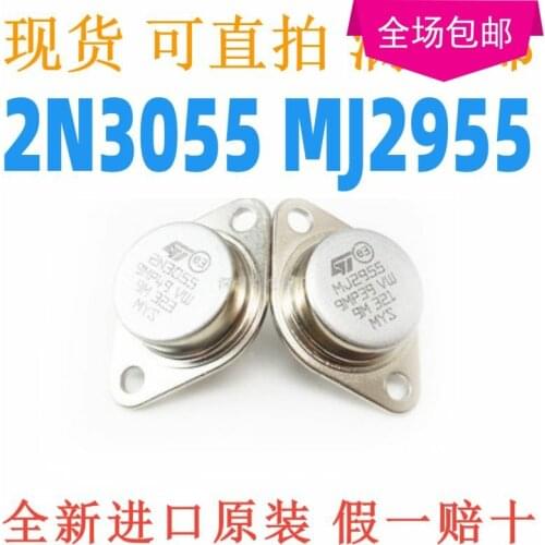 In Stock 100% Original New 2N3055 MJ2955 NPN TO-3
