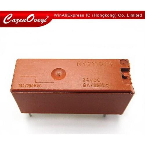 1pcs/lot RY211024 211024 Relay 8A 24V DIP-5 In Stock