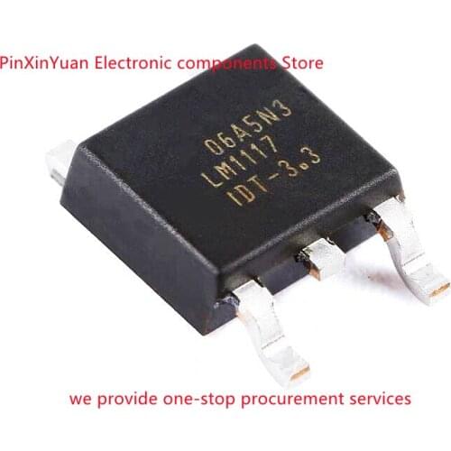 10PCS/LOT New original LM1117IDTX-3.3/NOPB TO-252-3 3.3V 0.8A linear regulator chip In stock