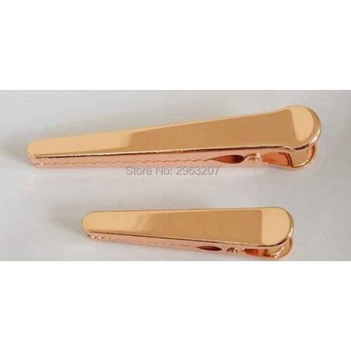 100pcs Gold Metal Clips Rose Gold Paper Clips Vintage Retro Binder Clips For Travelers Notebook Decoration Home Office Storage