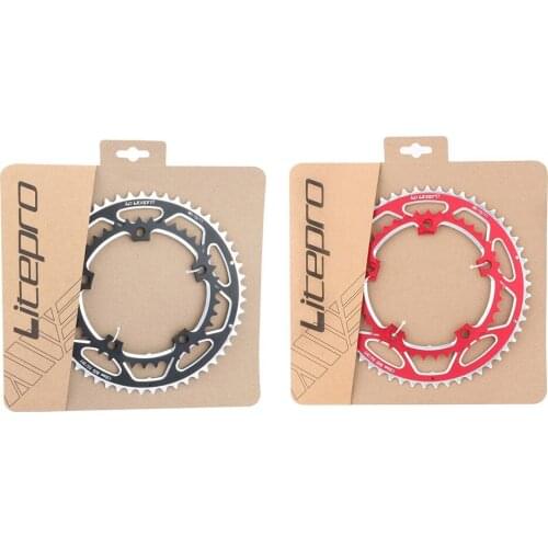 130 BCD Road Bike Chainring Double Disc Gear Dual Disk 53t-59t MTB Folding Bicycle ChainWheel For 9 10 11 Speed Chain Ring