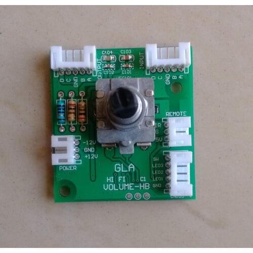 HIFI 4-channel / 8-channel Volume Control Panel Remote Volume Potentiometer Balance Potentiometer (displayable Volume Contro
