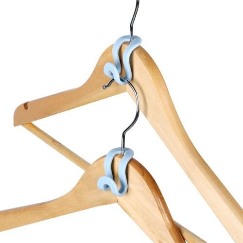 5 pcs/set Creative Mini Anti Slip Clothes Hanger Home Easy Hook Closet Organizer Storage Rack Holder Hook Shelves
