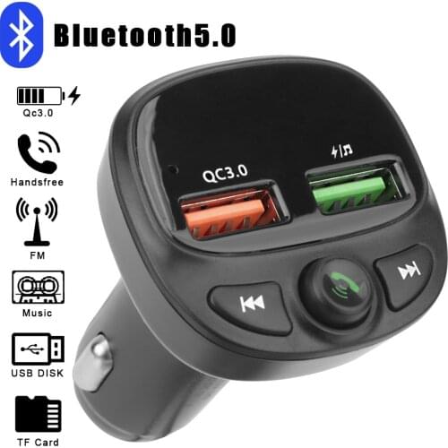 12V 24V USB Car Chargers 3.0 Power Adapter Bluetooth LED Switch MP3 Radio Audio Buttons Truck Caravan 4x4 Automobile Accessories