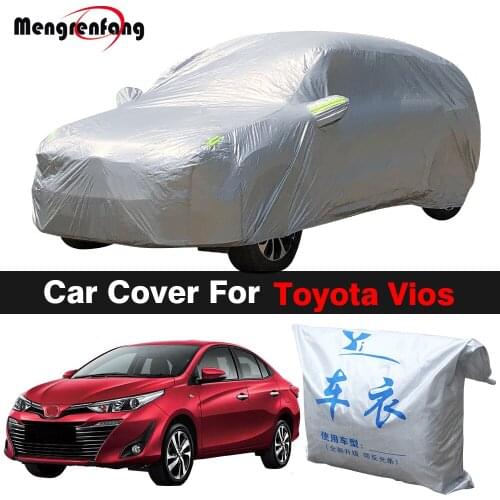 Full Full Car Cover Auto Outdoor Anti-UV Sun Shade Snow Rain Ice Protection Cover Dustproof For Toyota Vios Limo