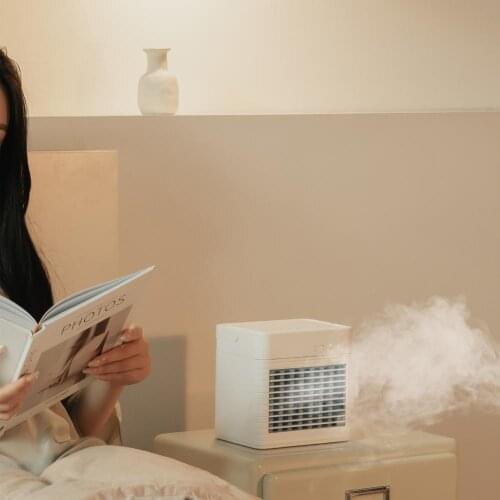 Car Mini USB Portable Circulator Cooler Purifier Air Cooler Water Cooling Desk Fan 4000mAh For Humidification Fan