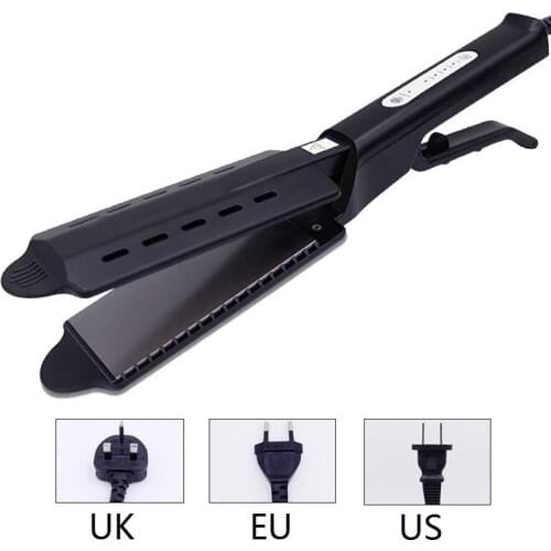 Electric Four Gears Hair Straightener Hair Ues Temperature Adjustment Ceramic Tourmaline Flat Iron Widen Panel Hair Straighten