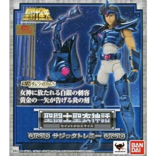 Original Bandai Sagitta Tramy Saint Cloth SILVER SAINT Saint Seiya Metal Armor Action Figure high quality