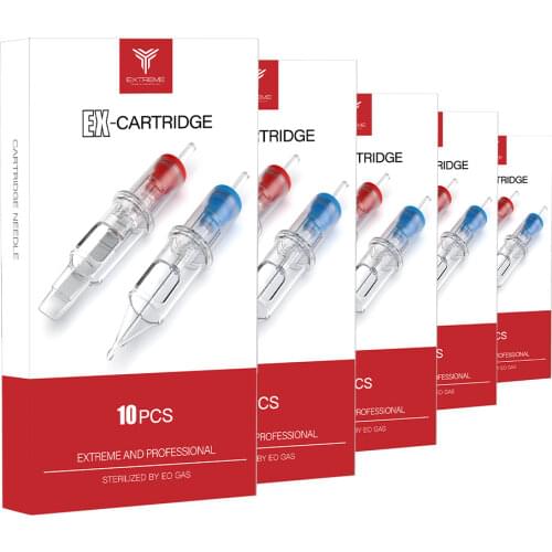 50 pcs/lot Sterilized Standard Round Magnum RM for Permanent Makeup Needles Tattoo Cartridge Needles Accessories