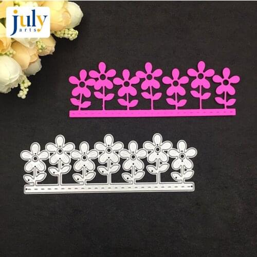 Julyarts Flower Cutting Dies Frame Cutting Embossing For DIY Scrapbooking Craft Silver Cutting Metal Dies Cutter Paper New 2018