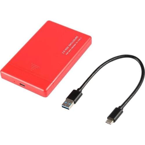 Wholesale 6/10Gbps 2.5inch SATA USB 3.1 Type-C HDD Enclosure Hard Disk Drive SSD Case