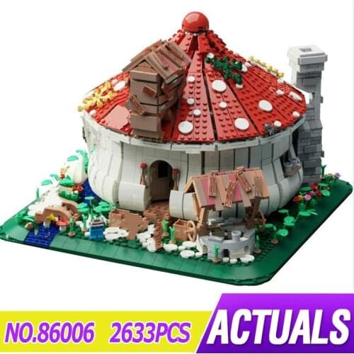 New MOC 86006 Mushroom House 2633PCS Modular Building Blocks Bricks Educational Toys Birthday Gift Kids Toys