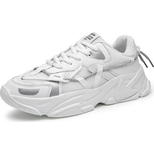 Mens casual shoes high-top sneakers high-quality lace-up non-slip walking shoes Zapatillas large size air cushion shoes R13-19