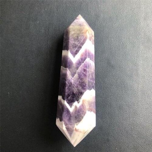 Natural Violet dream amethyst wand point crystal quartz Double Arrow wand points Beautiful healing