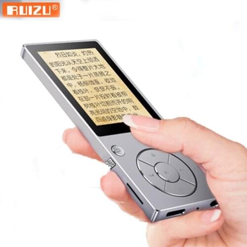 New Original RUIZU D11 Bluetooth MP3 Player Music Player 8GB Metal Music Player with Built-in Speaker FM Radio Support TF Card