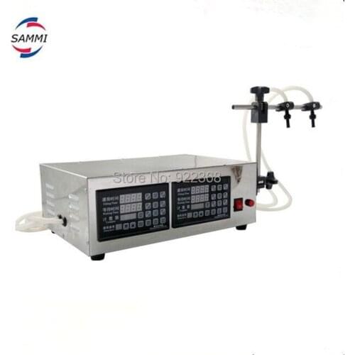 New product double head digital control water/oil liquid filling machine 3-3000ml