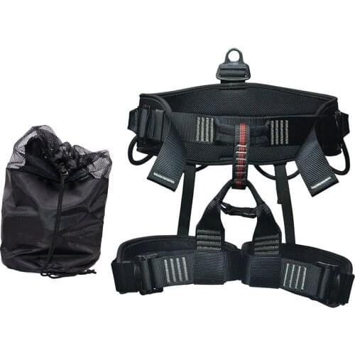 Half Body Harness Fall Arrester Falling Protection Equipment for Rock Mountaineering Climbing Rescue Equipment Accessories