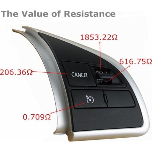 Right Cruise Control Steering Wheel Switch 8602A088 For Outlander Mirage 2013-2015 Steering PAD Audio Control Switch