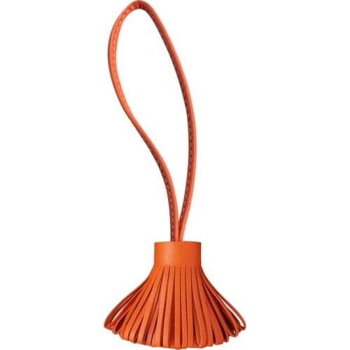 Luxury Long Tassel Leather Keychain for Bag Charms for Purses Handbag Accessories Ornamet Women Gift Items Key Chains Chaveiro