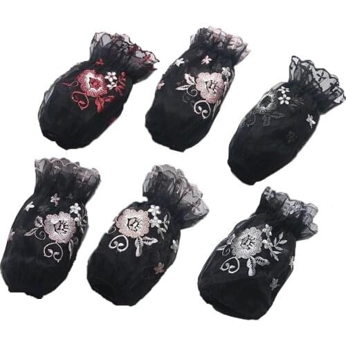 New Printed Waterproof Adult Childrens Sleeves Infant Anti-fouling Sleeves Protective Student Sleeves Double Lace Fashion cuffs