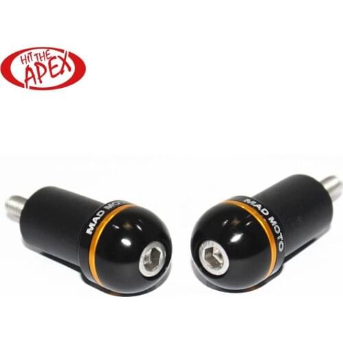 Universal Motorcycle Bar end Plug Grip, Handlebar weights Dampener 22mm 7/8 ", Anti Vibration Handlebar End Plugs